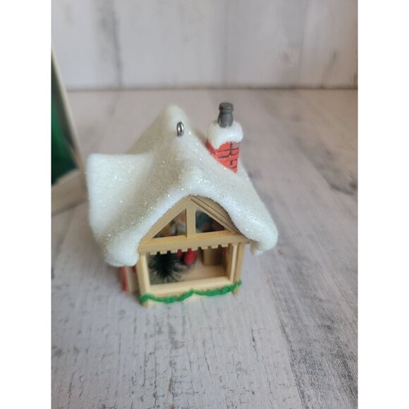 Hallmark Santa's Workshop ornament Xmas glitter vintage - Picture 6 of 8